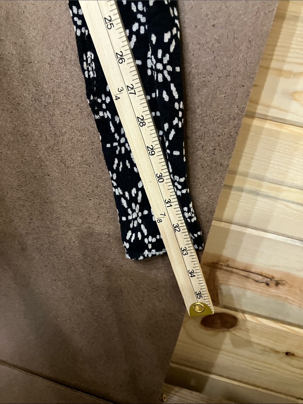 Lucky Brand Black and White Geometric Open-Front Cardigan - Picture 10 of 12